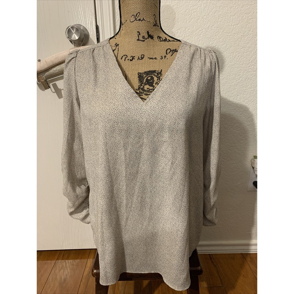 maison d' amelie Paris fancy medium womens blouse sexy animal pattern